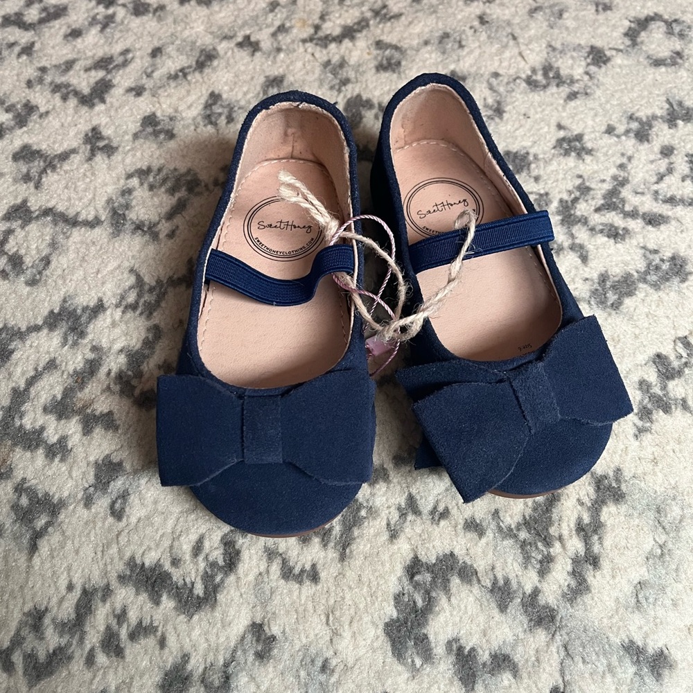 Sweet Honey Navy Blue Shoes
